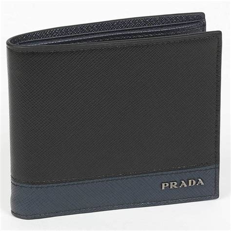 mens prada wallet outlet|prada saffiano card wallet.